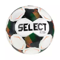 „Select Futsal Planet v26 FIFA Basic“ salės futbolo kamuolys, baltos, juodos, oranžinės ir žalios spalvų, 1014387 310021 4