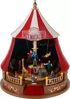 Dekoracija Cirkas su LED, AJK000020, 44 cm, 34 cm, raudona