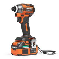 Daewoo akumuliatorinis smūginis suktuvas DAX 3521Li SET, 21V, 4.0Ah Li-Ion, 220Nm, 1/4 HEX, 3600 aps./min, 3800 smūgiai/min