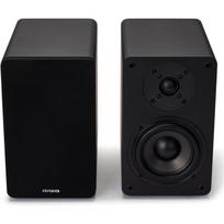 AIWA SP-A100 pasyvūs lentyniniai garsiakalbiai, 2x70W RMS, 8Ω, 30Hz-25kHz, 5,25" žemų dažnių, 1,5" aukštų dažnių, MDF, juodi