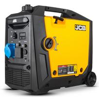 JCB JCB-IG4200E inverterinis benzininis generatorius elektros tiekimui 4200W 230V 174cm³ 9L elektrinis paleidimas Pure Sine Wave su ratukais