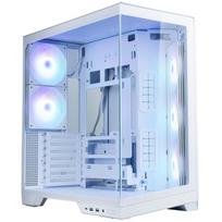Zalman D50 WHITE, ATX vidutinio bokšto kompiuterio korpusas, 3x120mm ventiliatoriai, baltas