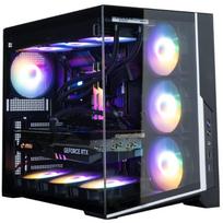Zalman D40F ATX Mid Tower korpusas, 7x120mm FRGB ventiliatoriai, juodas, 410mm VGA, 160mm CPU, ATX/mATX/ITX