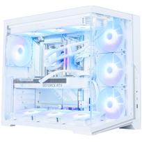 Zalman D40 WHITE, ATX Mid Tower kompiuterio korpusas, 7x120mm ARGB ventiliatoriai, 1xUSB 3.2 Type-C, 1xUSB 3.2 Type-A, 410mm GPU