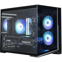 Zalman D30 BLACK, Mini Tower kompiuterio korpusas, 3x120mm ARGB ventiliatoriai, 410mm GPU, 160mm CPU aušintuvas, 180mm PSU