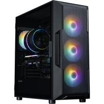 Zalman I3 NEO V2 BLACK, ATX vidutinio bokšto korpusas, 4x120mm RGB ventiliatoriai, juodas