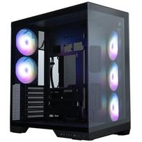 Zalman D50 BLACK, Midi Tower kompiuterio korpusas, ATX, 3x120mm ventiliatoriai, juodas, panoraminis stiklas, USB-C