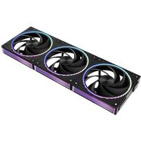 Zalman ZM-DF120 A3 BLACK, 120mm ventiliatorius, PWM, ARGB, 800-2300 RPM, 70.1 CFM, 2.13 mmH2O, 34.5 dBA, 3 vnt.