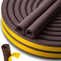 Keltin K02907B lipni langų ir durų tarpinė, EPDM D tipo, 14x12mm, 40m, ruda