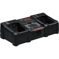 Bosch Expert Exal 18V įkroviklis 1600A03T91, 18V, 2x16A, 39min, Active Air Cooling 3.0, FlexTemp Charging, L-BOXX