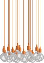 Muuto Pakabinamas šviestuvas E27 18 lempučių, oranžinis