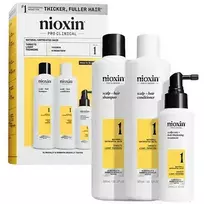 Nioxin System 1 – Kit - Treatment For Natural Hair With Mild Weakening 3 Units