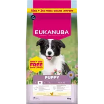 Eukanuba Wet food for puppies - Puppy Medium Chicken, 15+3 kg