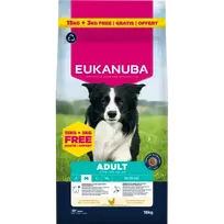 Eukanuba Dry food for dogs - Adult Medium Chicken, 15+3 kg