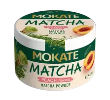 Mokate Green tea powder Matcha with peach flavor, 40g