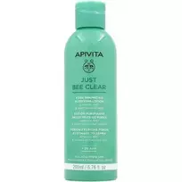 Apivita Just Bee Clear Pore Minimizing Purifying Lotion Cleansing Water 200 ml