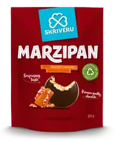 Skrīveru saldumi SKRĪVERU Marzipan in chocolate with salted caramel 120g