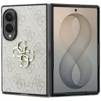 GUESS PU 4G Metal Logo phone case for Samsung Galaxy Z Fold 8 (F971) pink