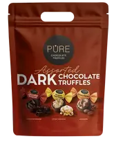 Pure Chocolate Dark chocolate truffles with fillings "ASORTI" 500g PURE Doypack