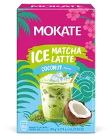 Mokate Instant drink Cold MATCHA LATTE with coconut 14gx6