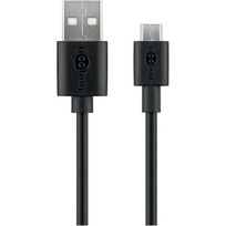 Goobay USB to Micro USB cable 1.0m black (retail)