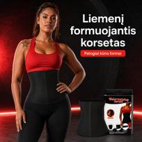 Sportinis liekninamasis juosmens korsetas „Waist Training Corset“