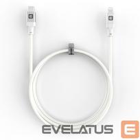 Kabel USB Evelatus C to Lightning Cable 2.0M 60W (MFI09) Aluminum housing braiding White (MFI09CLW2) | MFI09CLW2 | 4752192078102