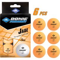 Stalo Teniso Kamuoliai „jade Poly“ 40, Oranžiniai, 6 Vnt., „donic“