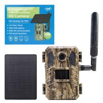 PNI Hunting 751 PRO camouflage video surveillance camera, 16MP, 4G LTE, Night Vision, Battery, Solar panel, invisible LEDs for animals, IP66