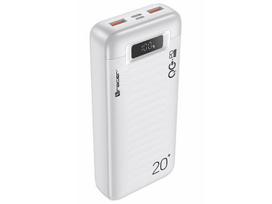Įrankiai ir matavimo prietaisai // Įrankių, priedų naujienos // Power bank TRACER VoltX 20000mAh PD+OC3.0 22.5W WH