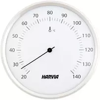 HARVIA pirties termometras, apvalus, baltas, 160 mm skersmens, SAC90201
