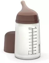 SUAVINEX ZERO ZERO ANTI-COLIC BUTELIUKAS SU VIDUTINĖS SROVĖS ŽINDUKU, 270 ML, NUO +3 MĖN., DEEP