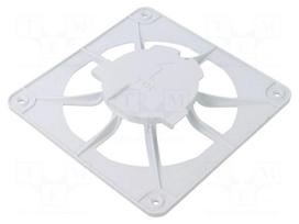 Ventilation grille | ABS | white | 120x120x10mm