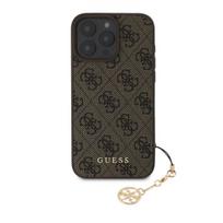 Guess 4G Charm Case for iPhone 16 Pro Max Tone on Tone / Brown