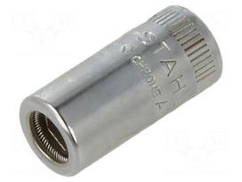 Adapter bit | hexagonal | HEX 1/4" | square | 6.3mm | 1/4"