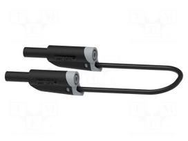 Test lead: single | 25A | banana plug 4mm,both sides | Len: 1.5m