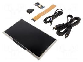 Display: TFT | 7" | 1024x600 | Illumin: LED | RGB | Touchpad: none