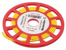 Markers | Marking: / | 1.3÷3mm | PVC | yellow | leaded | CLI C | UL94V-0