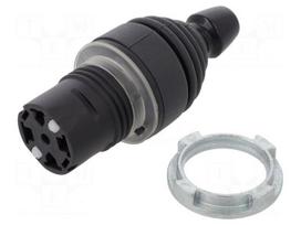 Switch: joystick | 22mm | Stabl.pos: 2 | IP66 | 46 | Pos: 2 | Ø22.3mm | 30°