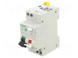 RCBO breaker | Inom: 16A | Ires: 30mA | Poles: 1+N | 230VAC | IP20 | RCBO