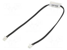 Cable | female-female | PIN: 2 | 0.15m | 1A | 125V | tinned | 28AWG | 2x28AWG
