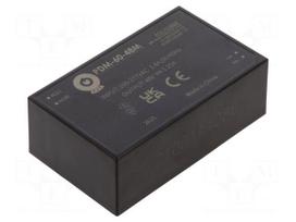 Converter: AC/DC | 60W | 85÷305VAC | Usup: 100÷430VDC | Uout: 48VDC