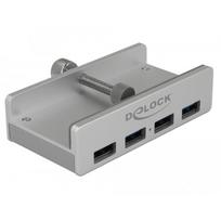DeLOCK External USB 3.0 4 port hub with locking screw, USB hub