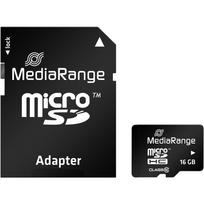 Mediarange 16GB microSD, memory card (black, Class 10)