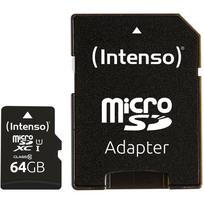 Intenso UHS-I Performance 64GB microSDXC, memory card (black, UHS-I U1, Class 10)