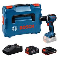Bosch Powertools cordless impact drill GSB18V-52 with 2 batteries 18 volts in L-BOXX (retail)