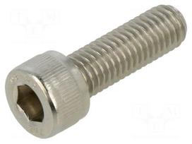 Screw | M8 | M8x25 | 1.25 | Head: cheese head | hex key | HEX 6mm
