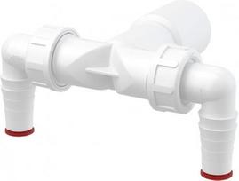 Līkums ar diviem štuceriem P155Z-G1" / 17-23 ar vārstiem Līkums ar diviem štuceriem P155Z-G1" / 17-23, ar vārstiem
