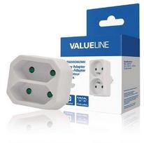Valueline VLES200C001WH Adapter for 2x sockets 220V EU