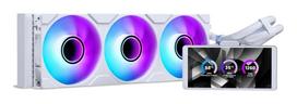 Phanteks Glacier One 360M25 LCD AiO Water Cooling, 6-Inch Display - 360mm, White